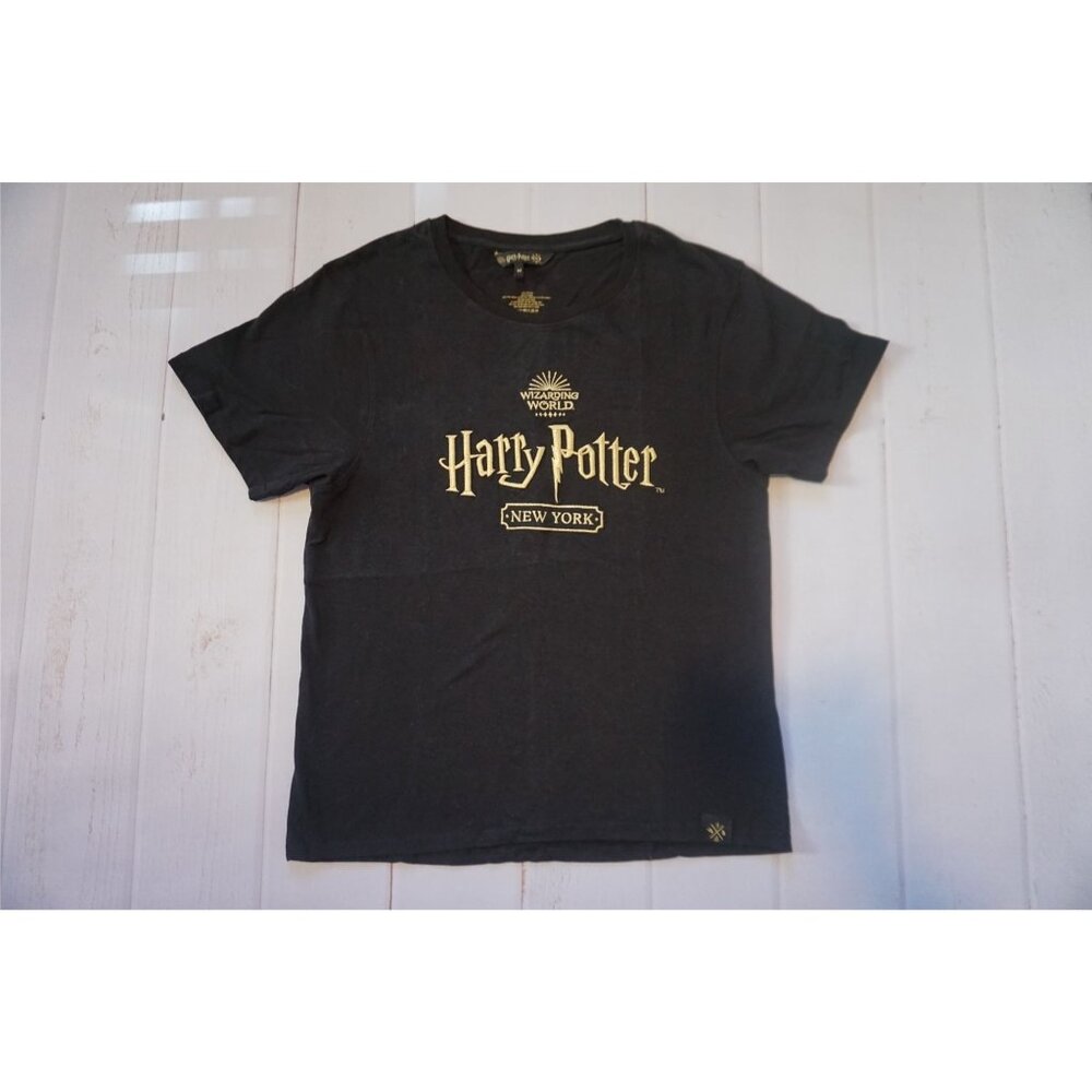 Wizarding World Harry Potter New York Black Short Sleeve Shirt Tee, Size M